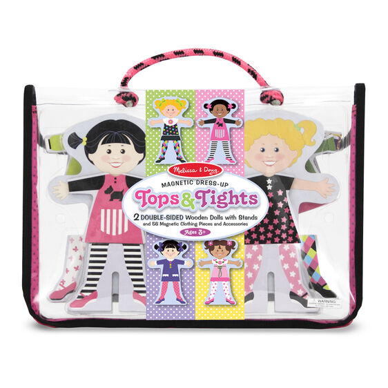Tops Tights Magnetic Wooden Dress Up Dolls Melissa Doug Ingenioz Morelia