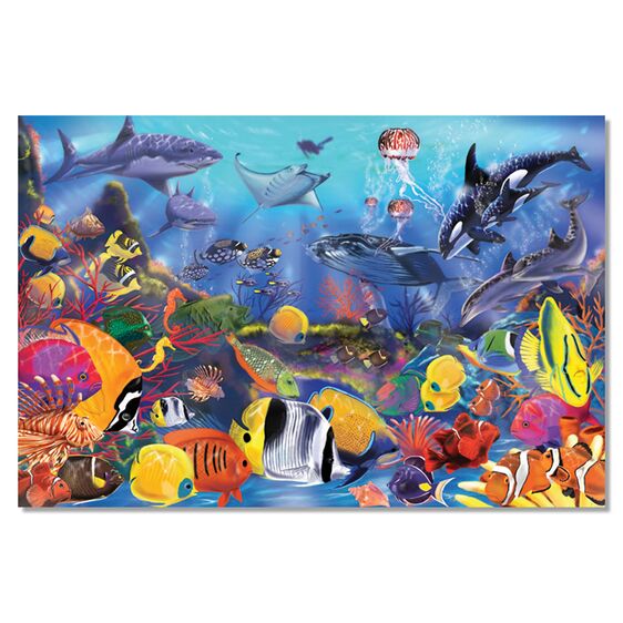 RC Underwater floor puzzle 48p. jumbo, Melissa &amp; Doug