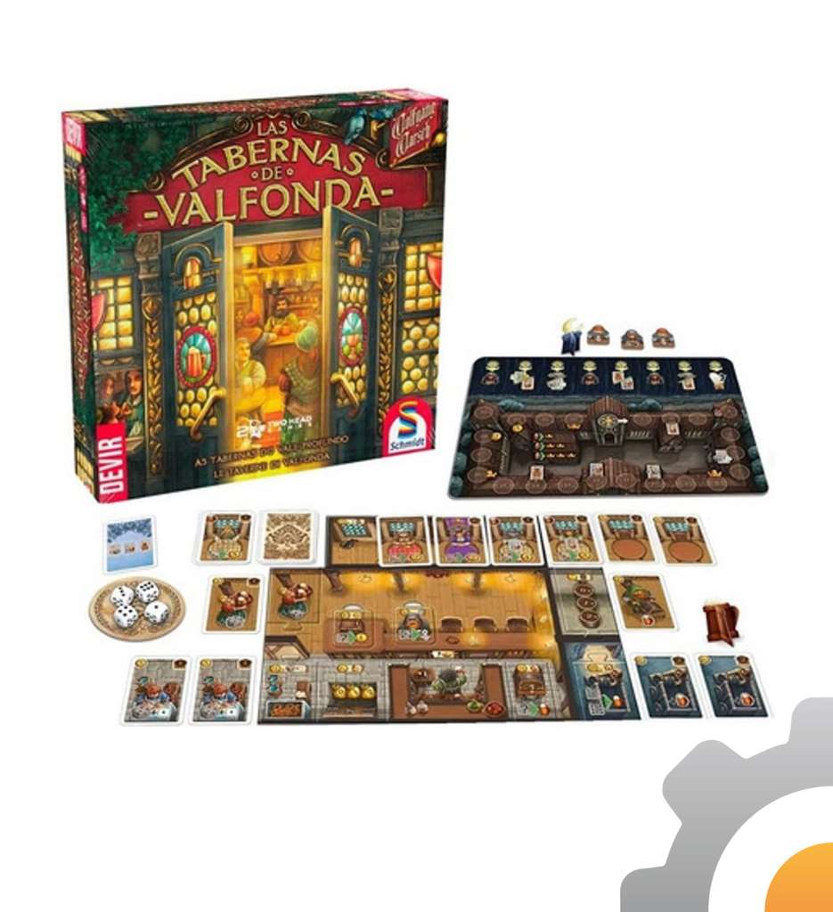 Las Tabernas de Valfonda, juego de mesa Devir