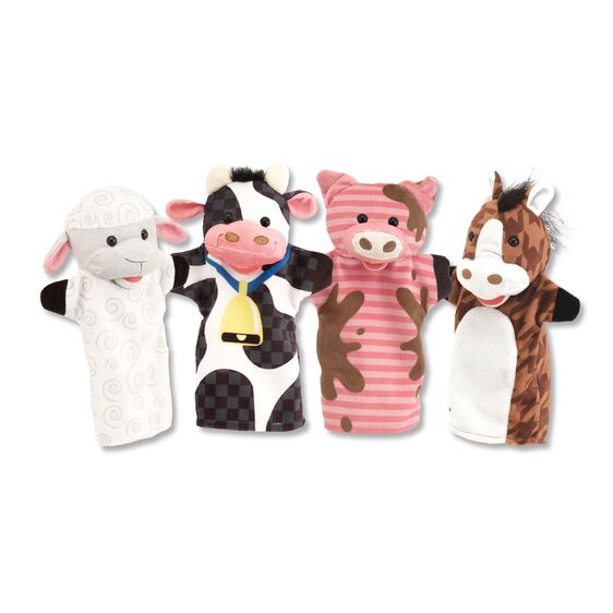 Farm Friends Hand Puppets, Melissa &amp; Doug