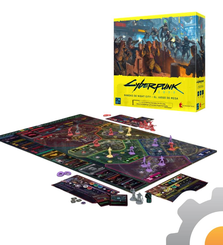 Cyberpunk 2077: Gangs of Night City, juego Asmodee