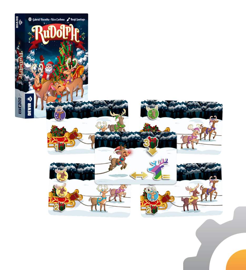 Rudolph, juego pocket Devir