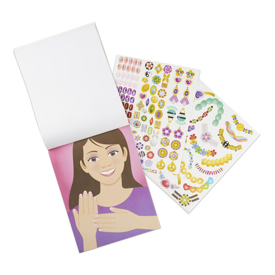 Jewellery &amp; Nails Sticker Pad, Melissa &amp; Doug