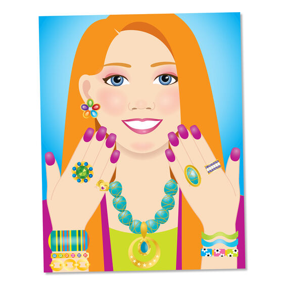 Jewellery &amp; Nails Sticker Pad, Melissa &amp; Doug