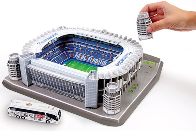 Santiago Bernabeu, Real Madrid 108p. 3D Nanostad