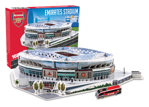 Emirates Stadium, Arsenal 108p. 3D Nanostad