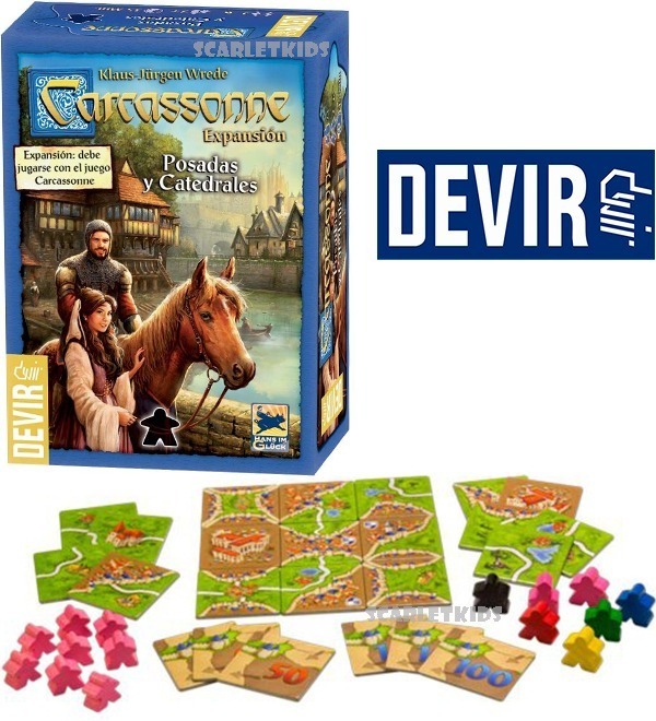 Carcassonne: Expansión Posadas y Catedrales Devir