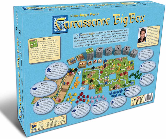Carcassonne Plus, juego base con expansiones Devir