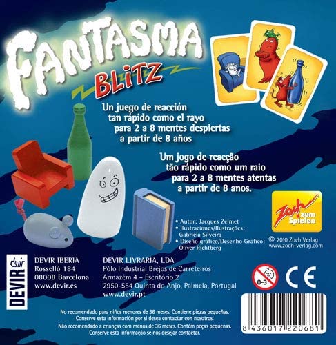 Fantasma Blitz, juego de mesa Devir