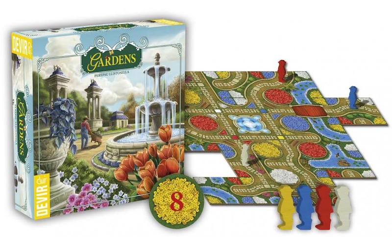 Gardens, juego de losetas Devir