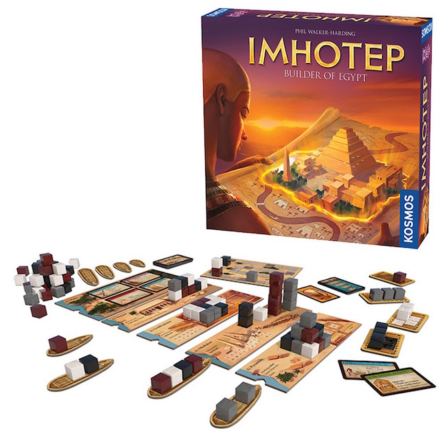 Imhotep el constructor de Egipto, juego Devir