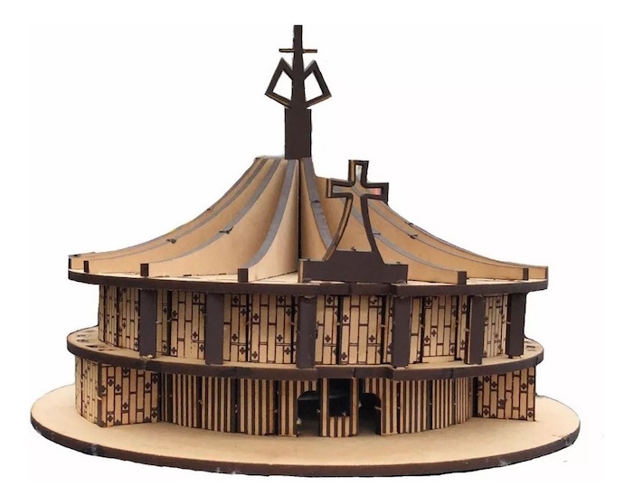 Libro c/rompecabezas 3D - Nueva Basílica de Guadalupe, Dante