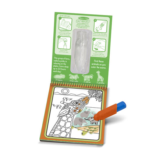 Water Wow Safari - On the Go, Melissa &amp; Doug