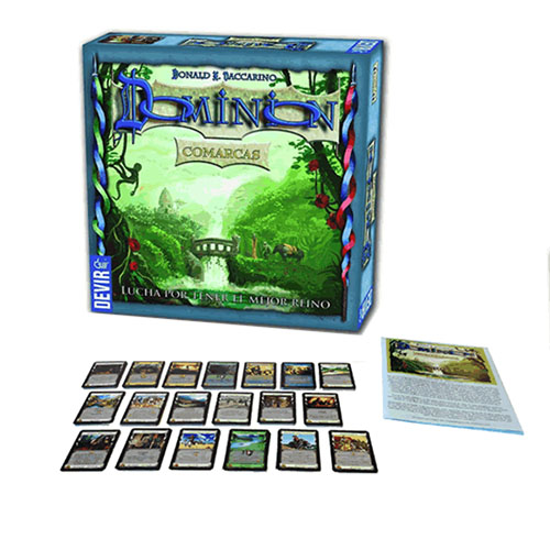 Dominion comarcas, juego de cartas Devir