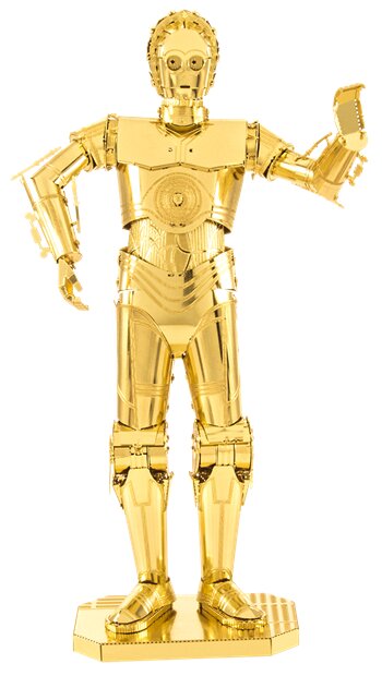 C-3PO Star Wars, Metal 3D Fascinations
