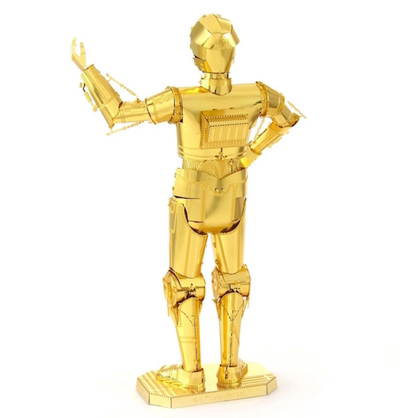 C-3PO Star Wars, Metal 3D Fascinations