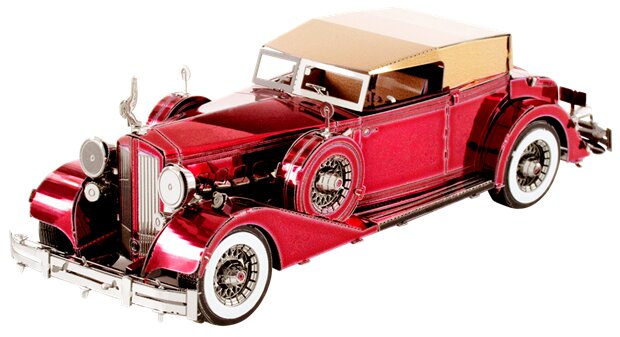 1934 Packard Twelve Convertible, Metal 3D Fascinations