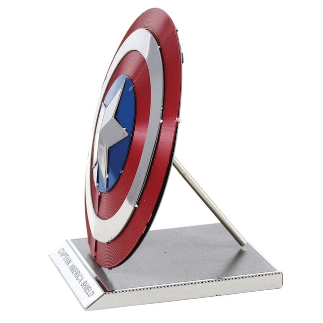 Escudo Capitán América Avengers, Metal 3D Fascinations