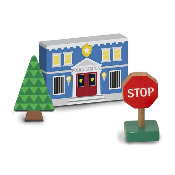 Wooden Town play set, Melissa &amp; Doug