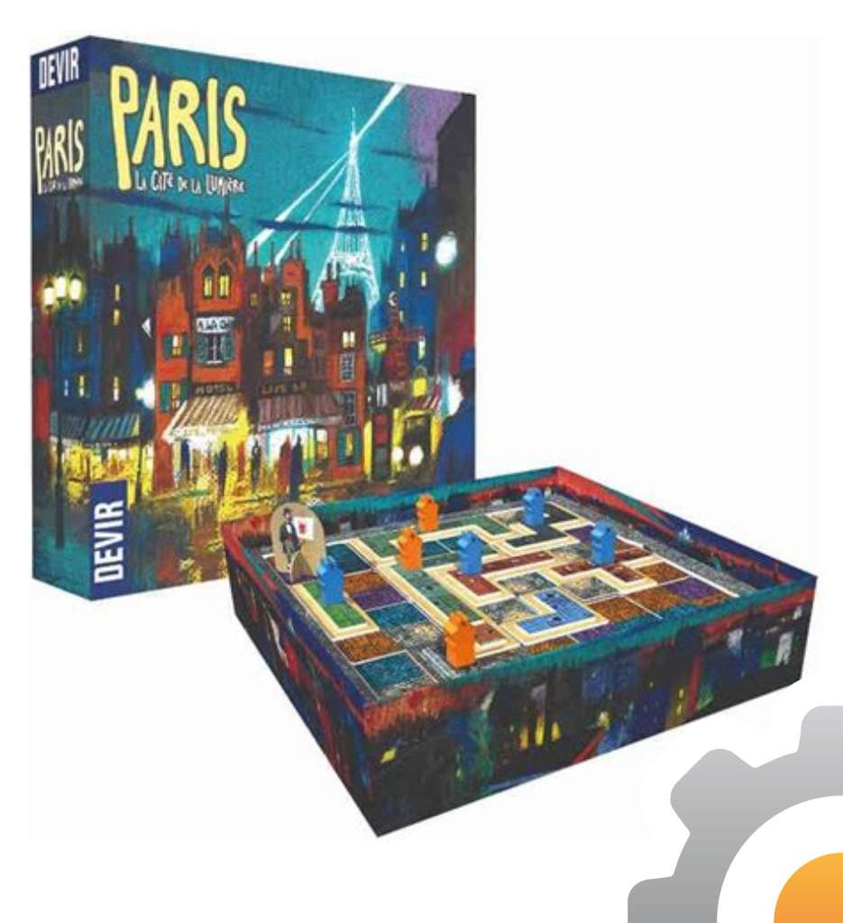 París La Cité de la Lumiére, juego de mesa Devir