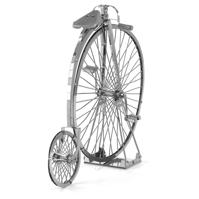 High Wheel Bicycle (Penny Farthing), Metal 3D Fascinations