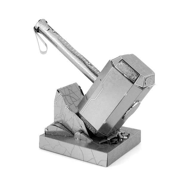 Mjolnir Thor Avengers, Metal 3D Fascinations