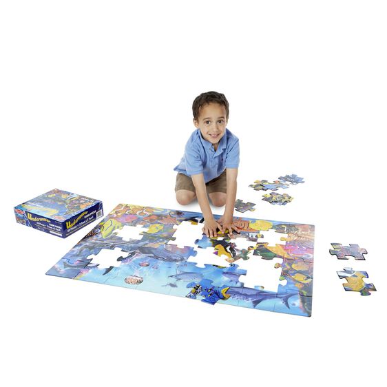 RC Underwater floor puzzle 48p. jumbo, Melissa &amp; Doug