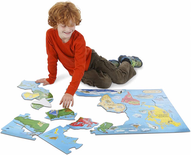 RC World Map floor puzzle jumbo, Melissa &amp; Doug