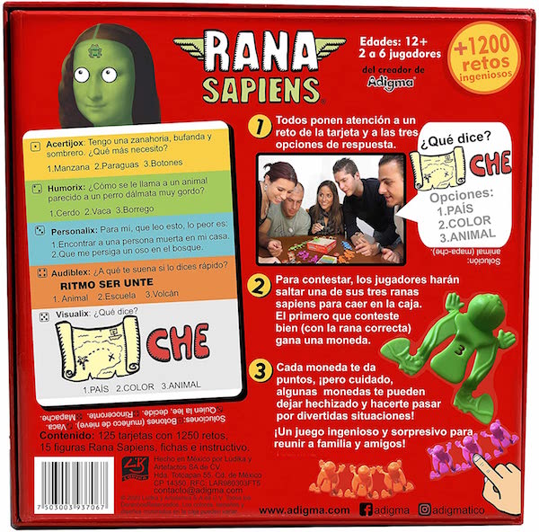 Rana Sapiens juego de mesa, Lúdika