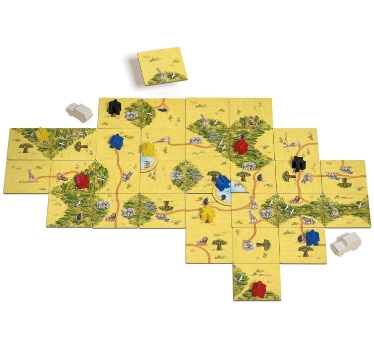 Carcassonne Safari, juego Devir