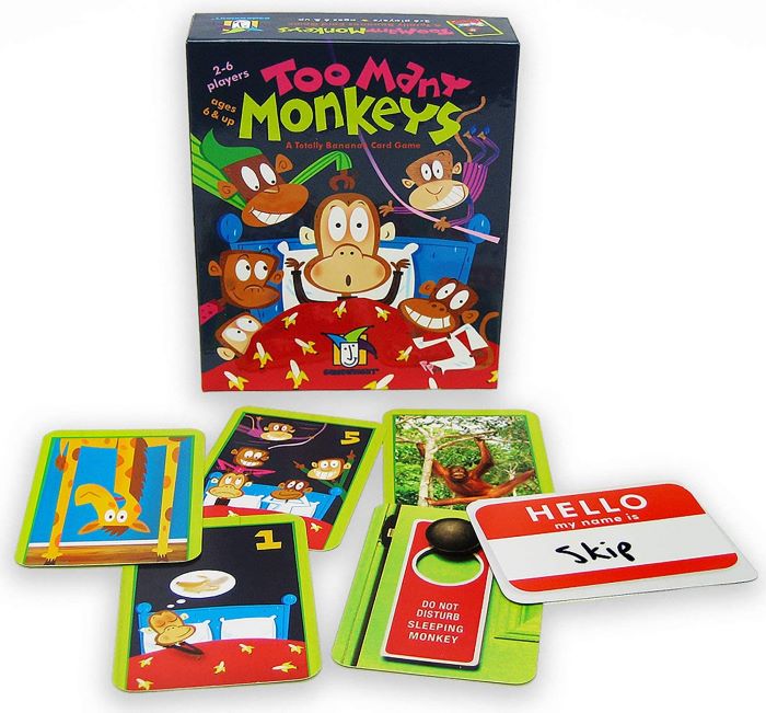 Too Many Monkeys, juego de cartas Gamewright