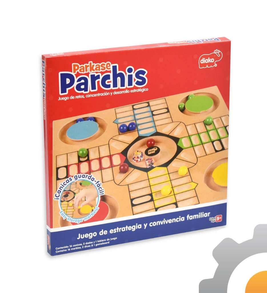 Parchís / Parkase juego de mesa, JEF
