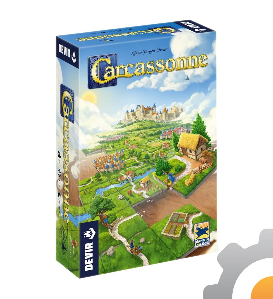 Carcassonne base, juego de losetas Devir