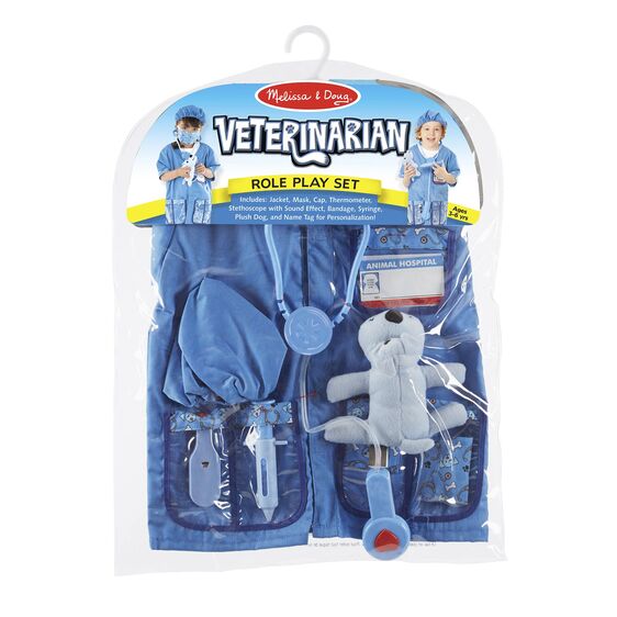 Veterinarian Role Play Set - Disfraz de Veterinario, Melissa &amp; Doug