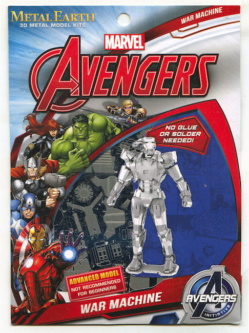 War Machine Avengers, Metal 3D Fascinations