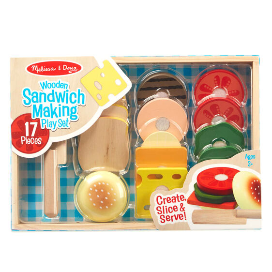 Wooden Sandwich Making Set, Melissa &amp; Doug