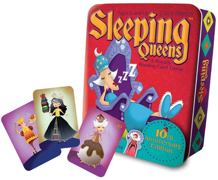 Sleeping Queens 10th Anniversary Edition, juego de cartas Gamewright