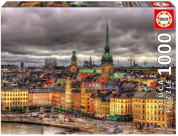RC Vista de Estocolmo, Suecia 1000p. Educa