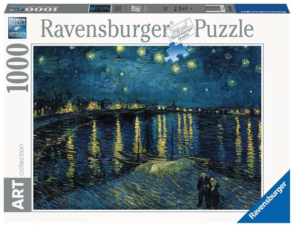 RC Noche estrellada s/río Ródano, Van Gogh 1000p. Ravensburger