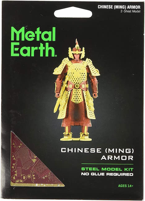 Chinese Ming Armor, Metal 3D Fascinations