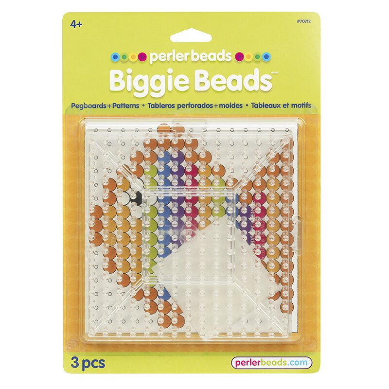 Biggie Bead 2 Clear Pegboard, Perler