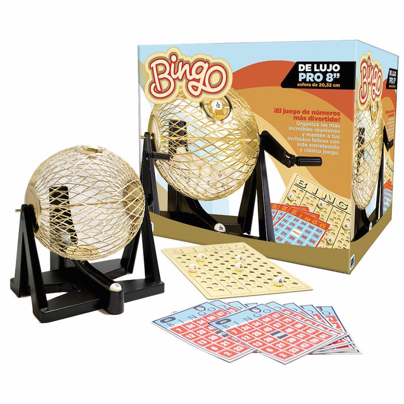 Bingo grande 8&quot; esfera metal, Novelty