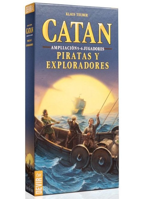 Catan: Piratas y Exploradores Ampliación 5-6 jugadores, Devir