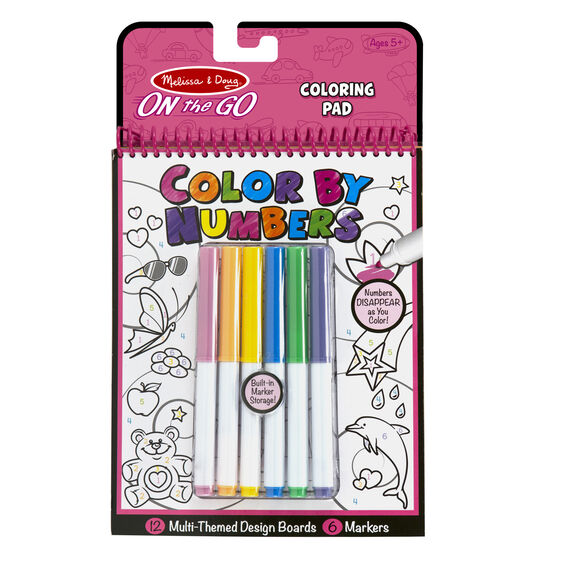 Color by numbers Pink - On the Go, Melissa &amp; Doug