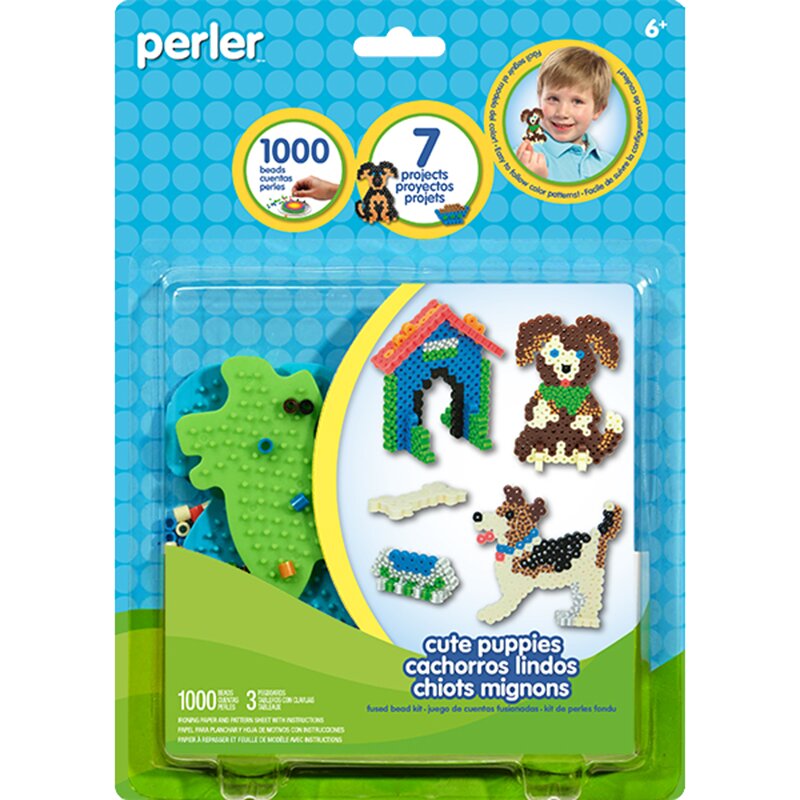Cute Puppies kit, Perler