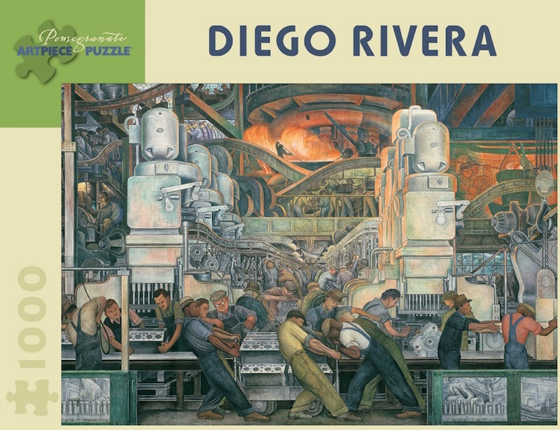 RC Detroit Industry, Diego Rivera 1000p. Pomegranate