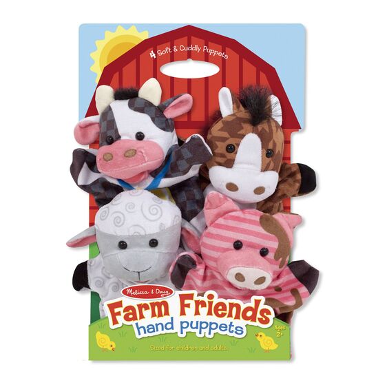 Farm Friends Hand Puppets, Melissa &amp; Doug