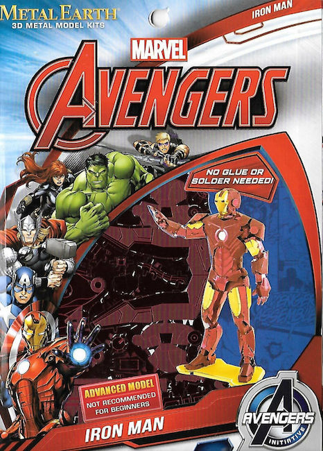 Iron Man Avengers, Metal 3D Fascinations