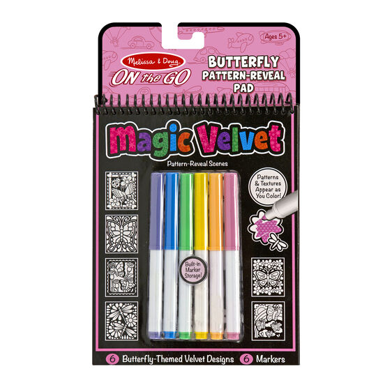 Magic Velvet Butterfly - On the Go, Melissa &amp; Doug