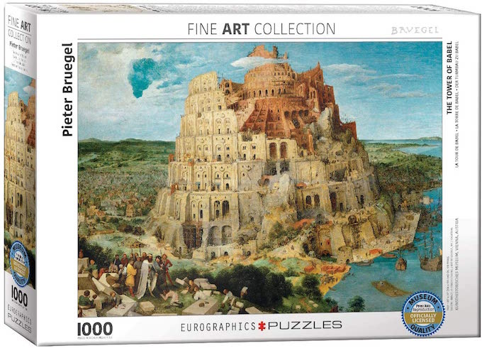 RC The Towel Of Babel, Pieter Bruegel 1000p. Eurographics